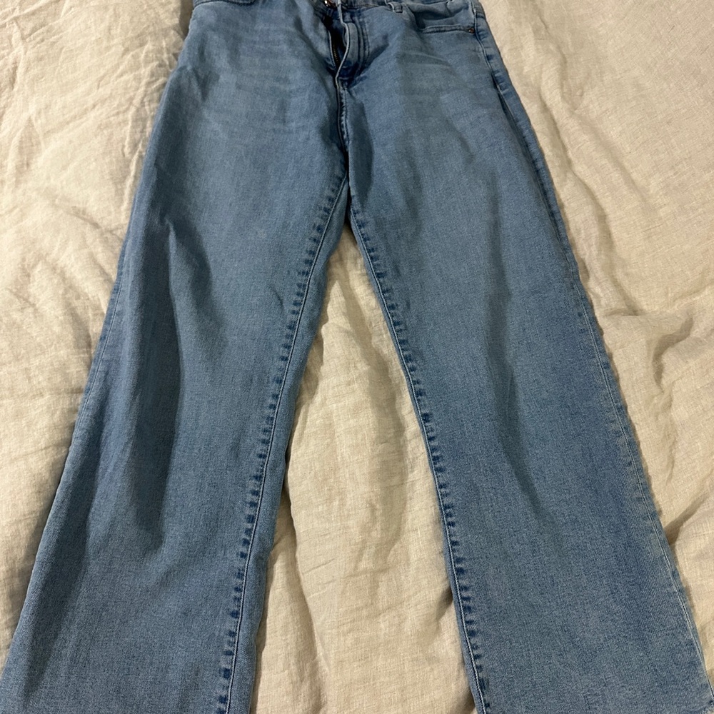 Amaris’s jeans mid rise straight crop Classic Blue Straight Leg Jeans 8R